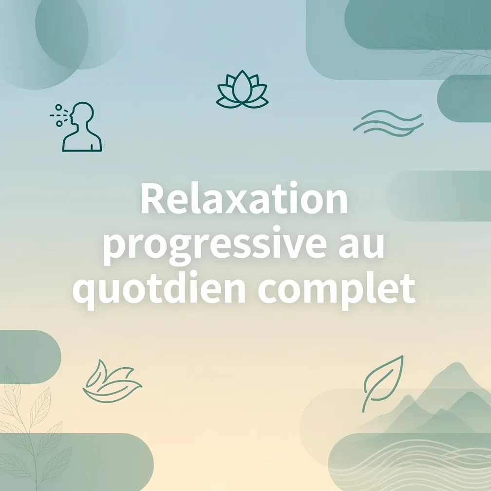 Relaxation progressive au quotidien complet