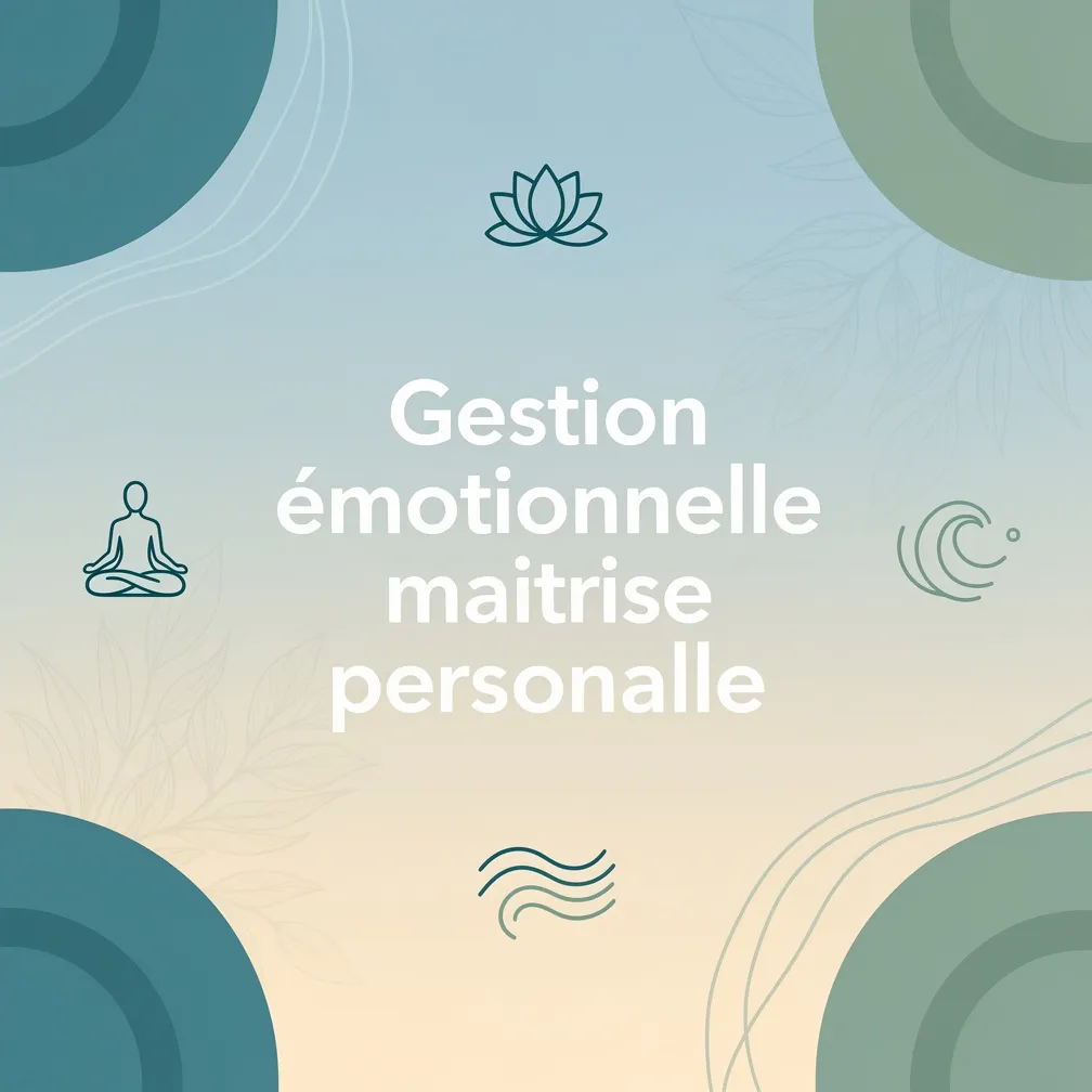 Gestion émotionnelle — maîtrise personnelle