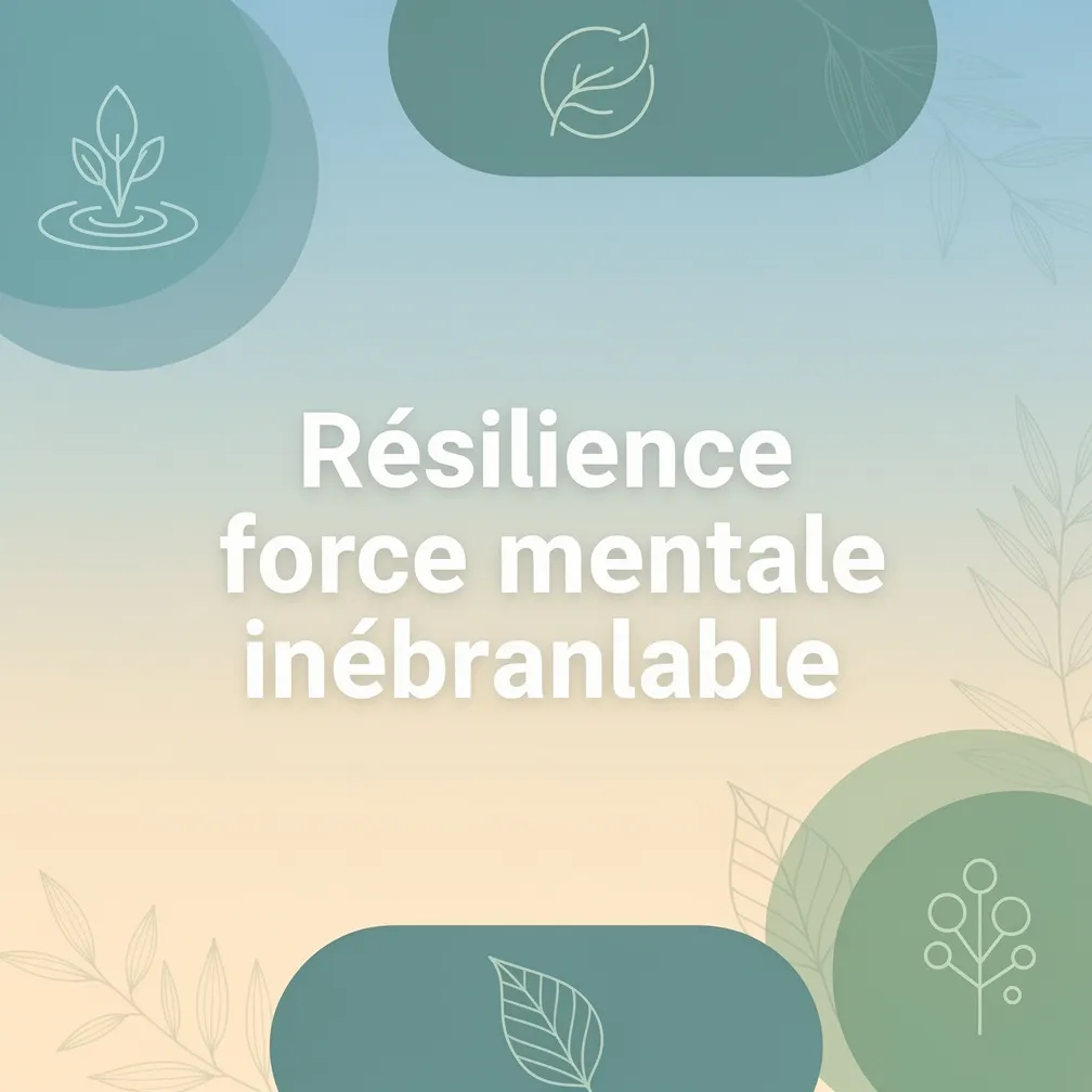 Résilience — force mentale inébranlable