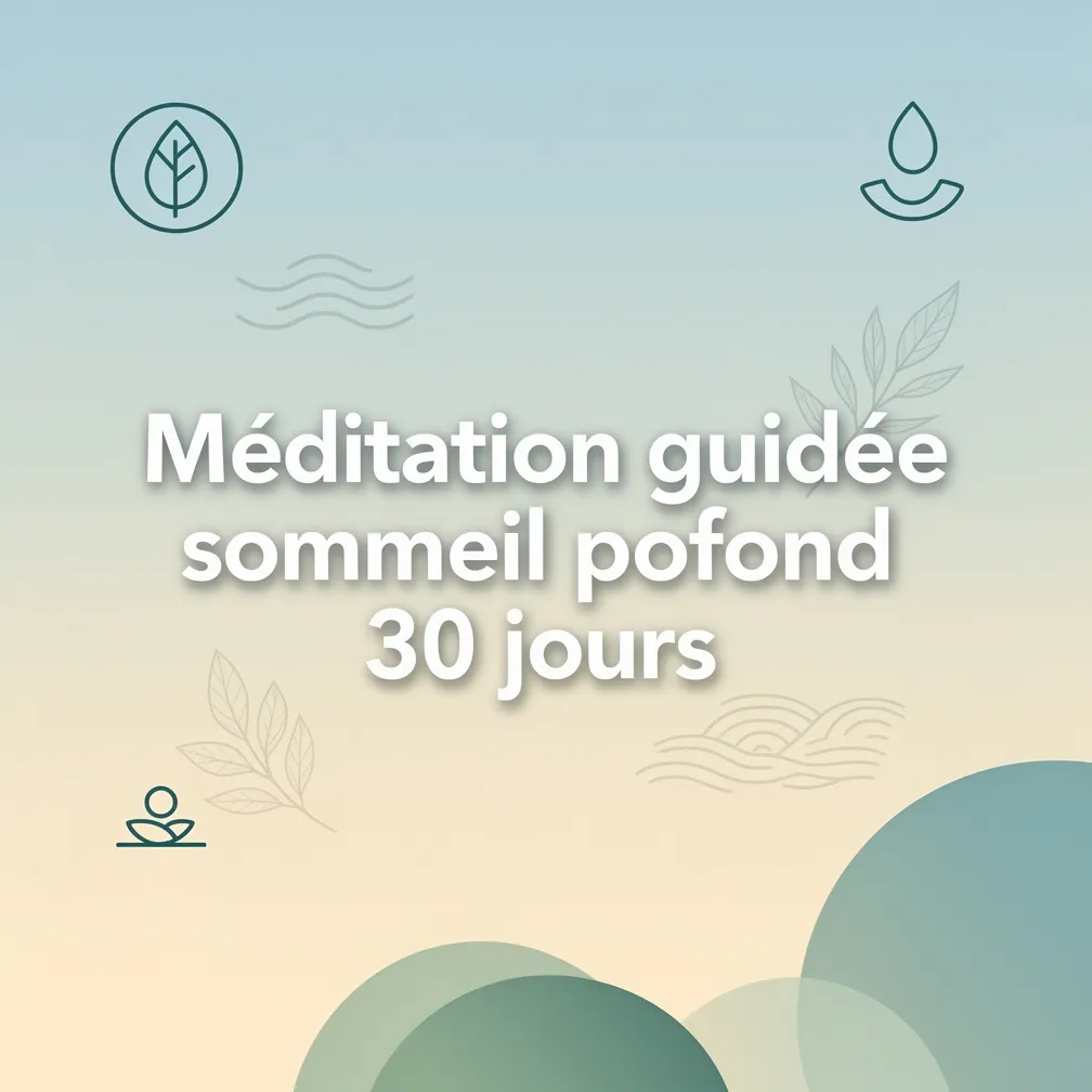 Méditation guidée sommeil profond 30 jours