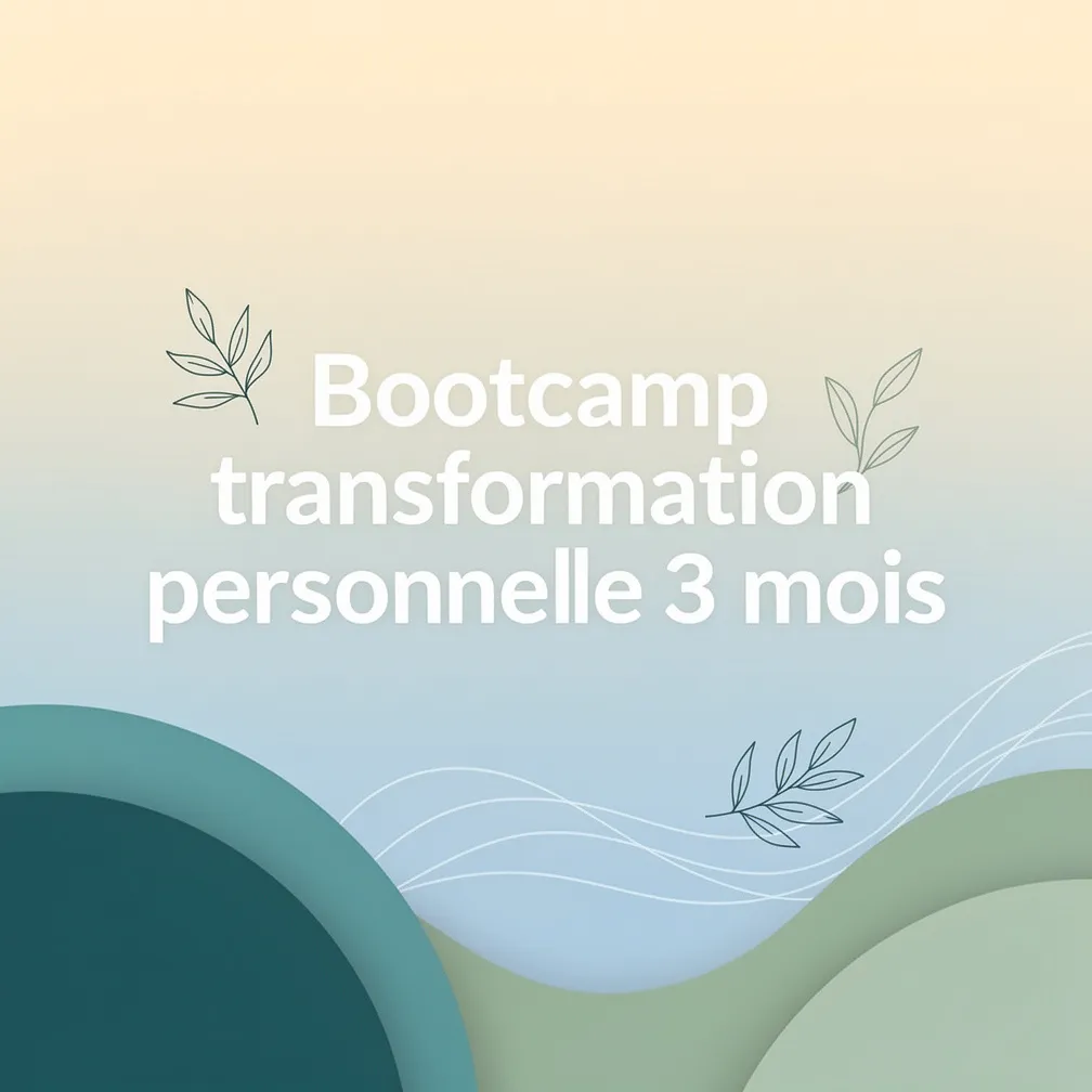 Bootcamp transformation personnelle — 3 mois