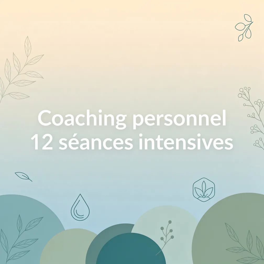 Accompagnement personnel — 12 séances intensives