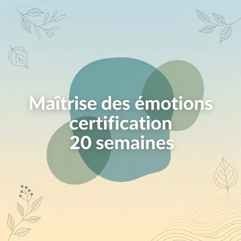 Cursus émotions — programme dense 20 semaines