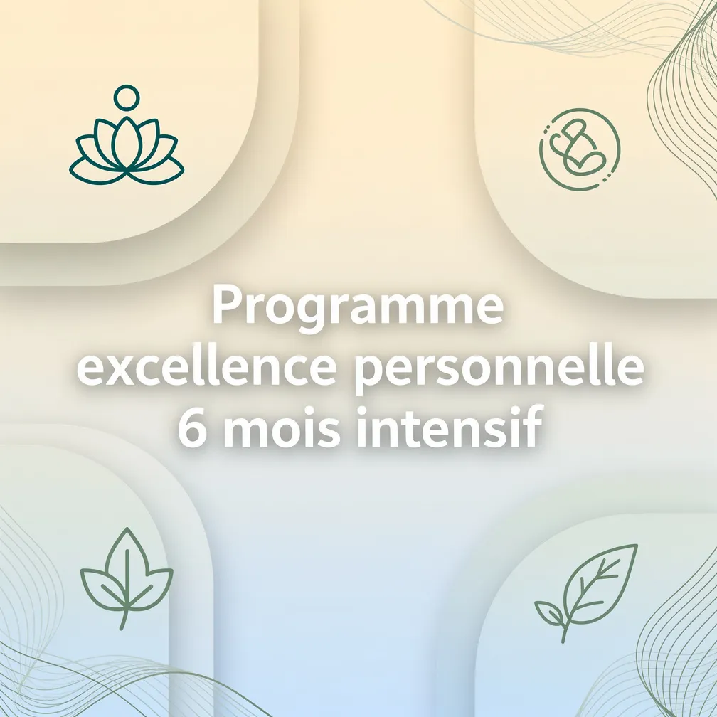 Programme excellence personnelle — 6 mois intensif
