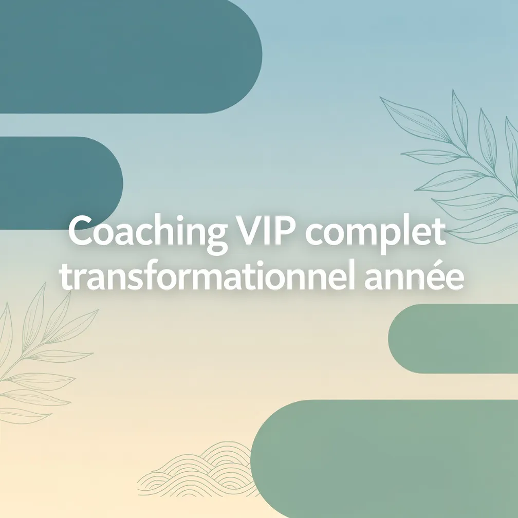 Accompagnement transformationnel premium — année complète