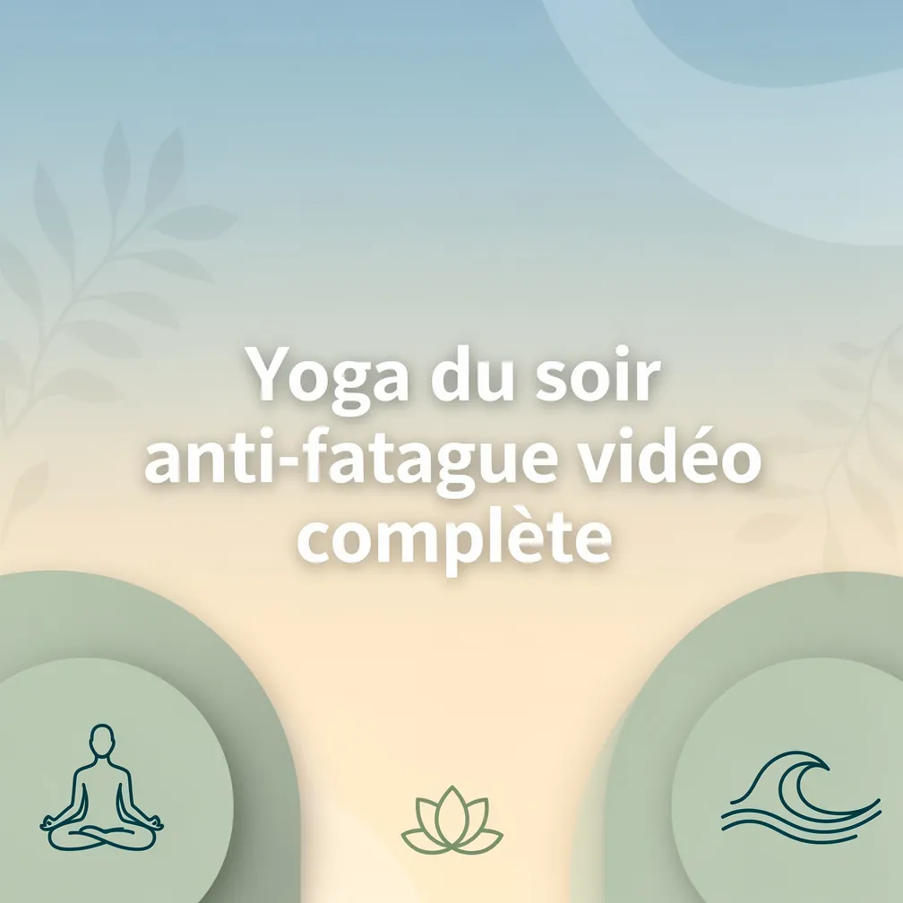 Yoga du soir anti-fatigue vidéo complète