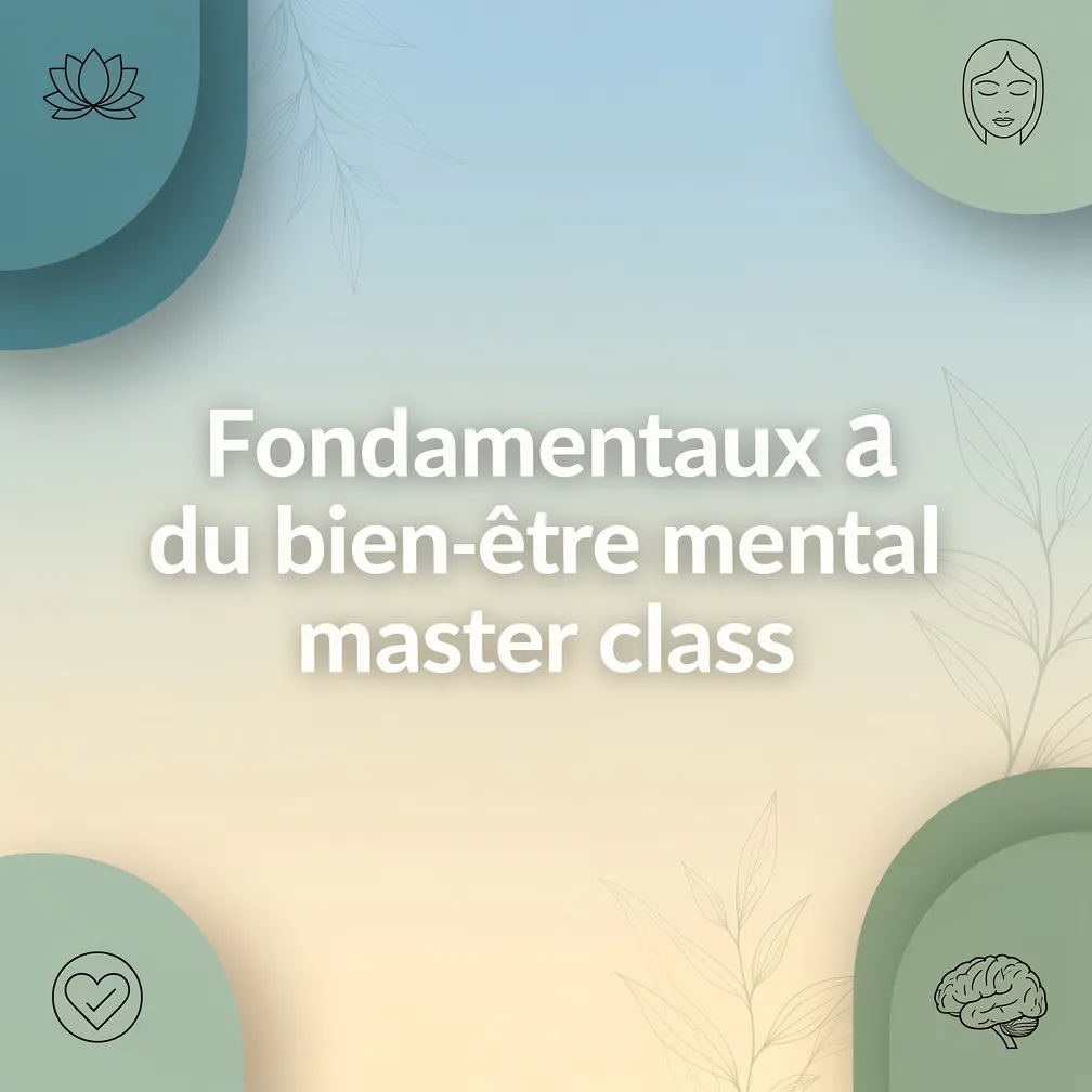 Fondamentaux du bien-être mental — Master class
